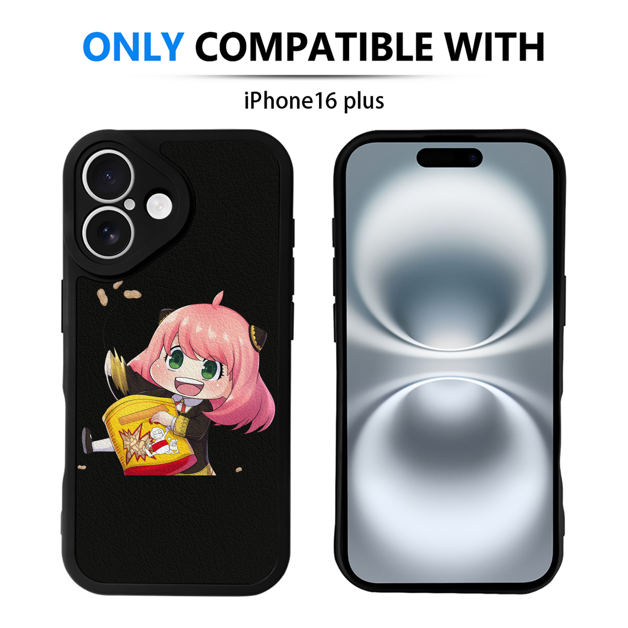 （画像用） SPY×FAMILY间谍家家酒 【iPhone 16シリーズ対応】シリコンスマホケース（レザー調） 材質：シリコン